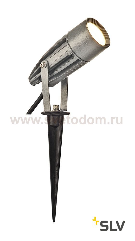 SLV 227504 TRUST SPIKE LED KOMPAKT, silbergrau, 230V, 3000K