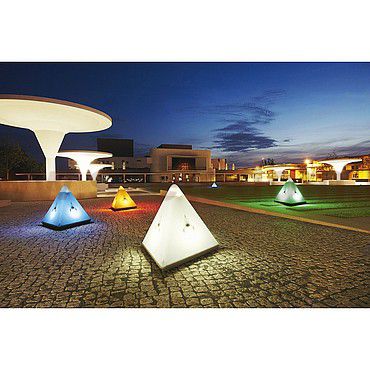 SLV 228080 Tetraeder light and sound pyramid black