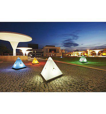 SLV 228080 Tetraeder light and sound pyramid black