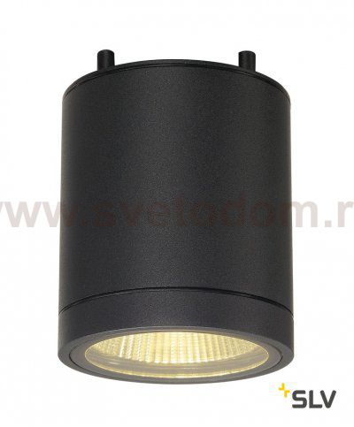 SLV 228505 ENOLA_C OUT CL Deckenleuchte, rund, anthrazit, 9W LED, 3000K, 35°