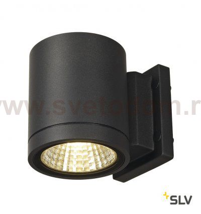 SLV 228515 ENOLA_C OUT WL Wandleuchte, rund, anthrazit, 9W LED, 3000K 35°