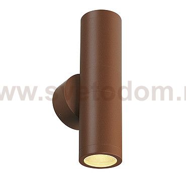 SLV 228777 ASTINA OUT ESL rostfarben, 2xGU10, max. 2x11W, IP44