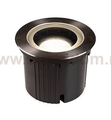 SLV 229312 DASAR 115 LED Bodeneinbau- strahler, Edelstahl 316, 3.8W, warmweiss, IP67