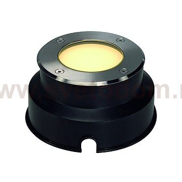 SLV 229312 DASAR 115 LED Bodeneinbau- strahler, Edelstahl 316, 3.8W, warmweiss, IP67