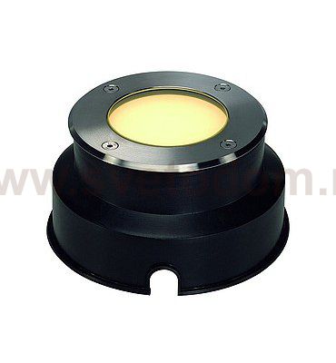 SLV 229312 DASAR 115 LED Bodeneinbau- strahler, Edelstahl 316, 3.8W, warmweiss, IP67