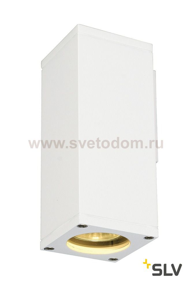 SLV 229521 THEO WALL OUT Wandleuchte, eckig, weiss, GU10, max. 35W