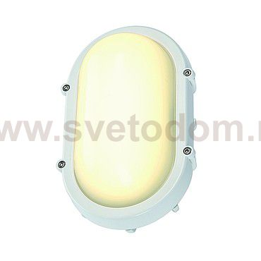 SLV 229921 TERANG Wand-und Deckenleuchte, oval, weiss, 8W LED, 3000K