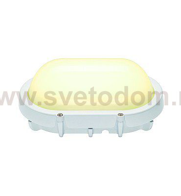 SLV 229921 TERANG Wand-und Deckenleuchte, oval, weiss, 8W LED, 3000K