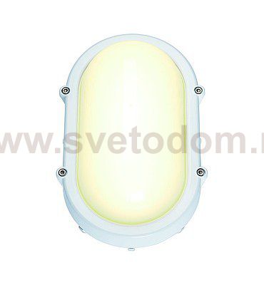 SLV 229921 TERANG Wand-und Deckenleuchte, oval, weiss, 8W LED, 3000K