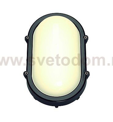 SLV 229925 TERANG Wand-und Deckenleuchte, oval, anthrazit, 8W LED, 3000K