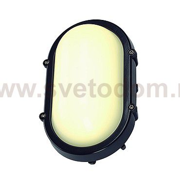 SLV 229925 TERANG Wand-und Deckenleuchte, oval, anthrazit, 8W LED, 3000K