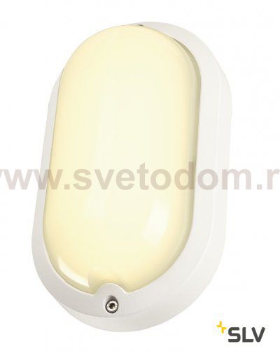 SLV 229941 TERANG 2 XL Wand- und Decken- leuchte, oval, weiss, 3000K, IP44