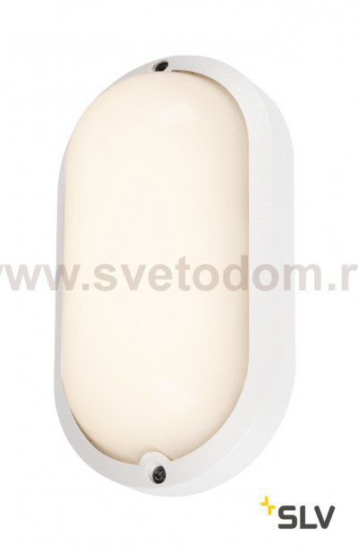 SLV 229951 TERANG 2 XL SENSOR, Wand- und Deckenleuchte, oval, weiss, 3000K, IP44