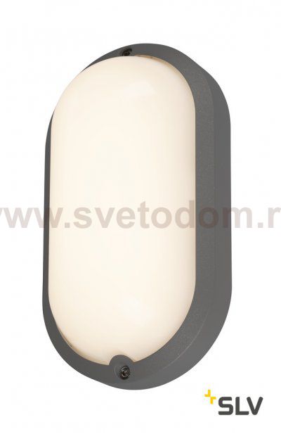SLV 229955 TERANG 2 XL SENSOR, Wand- und Deckenleuchte, oval, anthrazit, 3000K, IP44
