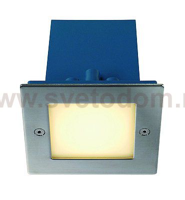 SLV 230132 FRAME OUTDOOR 16 LED Wand- einbauleuchte, quadratisch, Edelstahl, warmweiss