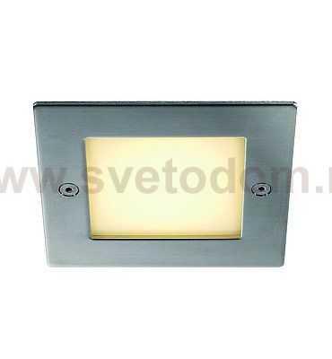 SLV 230132 FRAME OUTDOOR 16 LED Wand- einbauleuchte, quadratisch, Edelstahl, warmweiss