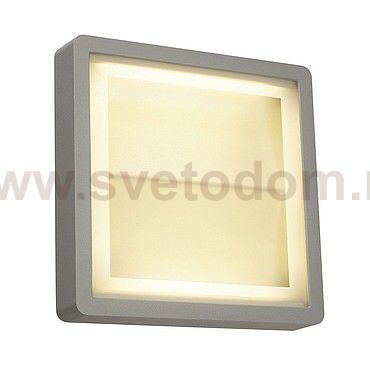 SLV 230894 INDIGLA WING Deckenleuchte, silbergrau, 2x36 SMD LED, 15W, 3000K, IP54