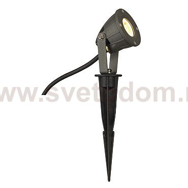 SLV 231025 NAUTILUS SPIKE LED KOMPAKT, Bodenleuchte, anthrazit, 230V, 3000K