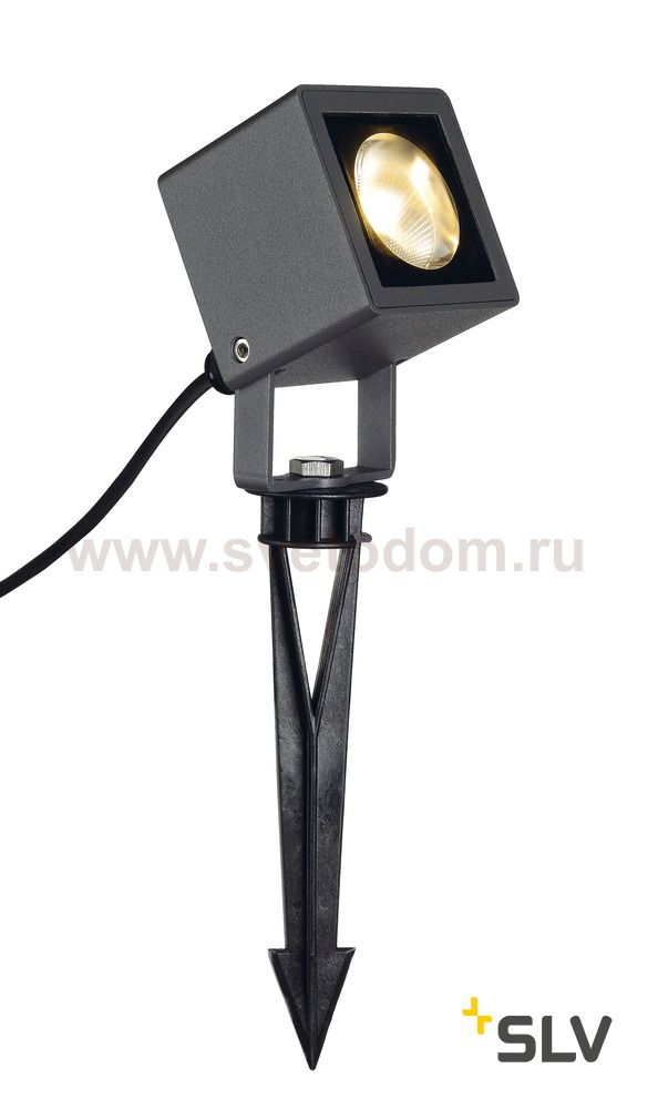 SLV 231035 NAUTILUS SQUARE LED Strahler, eckig, anthrazit, 6W, 3000K