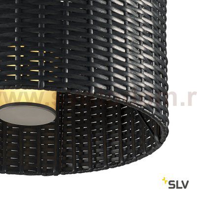 231245 SLV ADEGAN мАNILA PD светильник подвесной IP44 для лампы E27 24Вт макс., антрацит