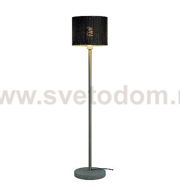 SLV 231395 ADEGAN MANILA SL Stehleuchte, PE Rattan anthrazit + SST 304 + Granit G654, E27, max. 24W
