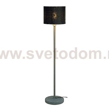 SLV 231395 ADEGAN MANILA SL Stehleuchte, PE Rattan anthrazit + SST 304 + Granit G654, E27, max. 24W