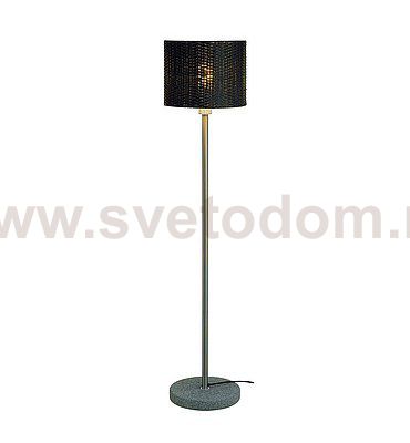 SLV 231395 ADEGAN MANILA SL Stehleuchte, PE Rattan anthrazit + SST 304 + Granit G654, E27, max. 24W