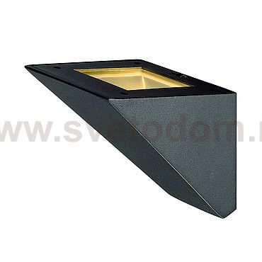 SLV 231715 KEIL WALL светильник настенный IP44 для лампы QT14 G9 42Вт макс, антрацит