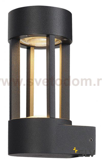 SLV 231805 SLOTS WALL Wandleuchte, anthrazit, 6,3 W LED warmweiss