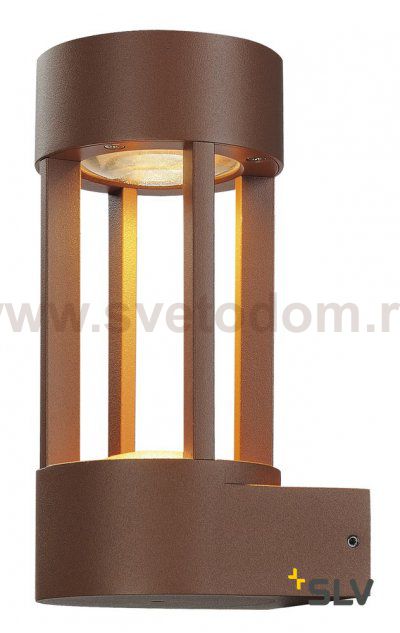 SLV 231807 SLOTS WALL Wandleuchte, rostfarben, 6,3 W LED warmweiss