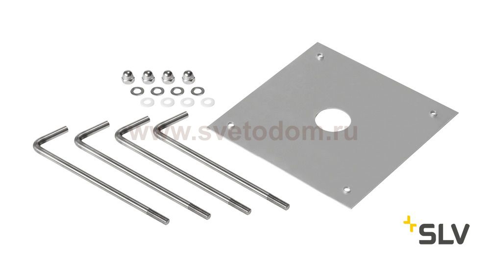 SLV 231849 BUCKLED Schraubenset, aluminium