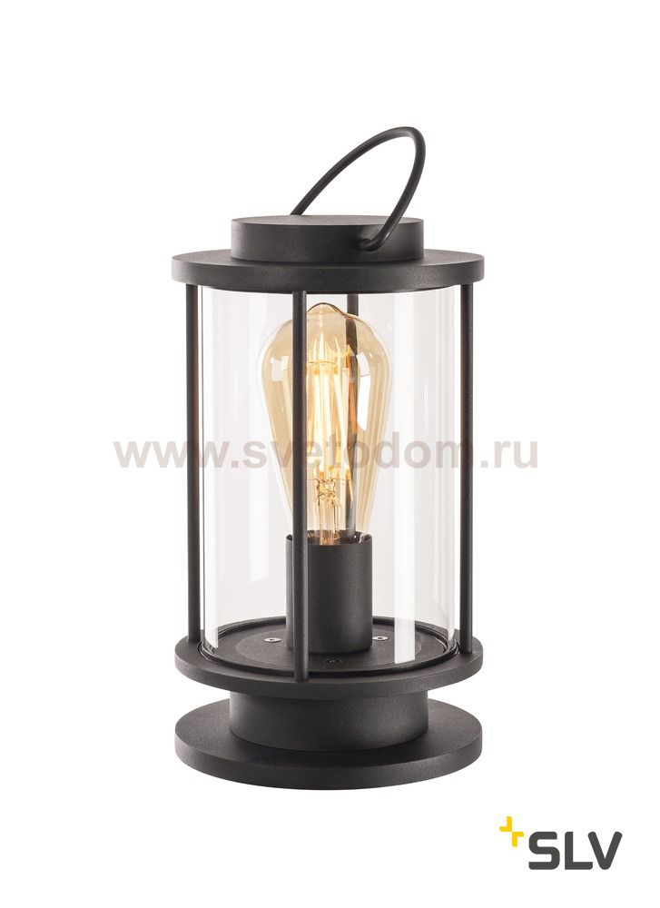 232095 SLV PHOTONIA TL светильник настол./подвесной IP44 для лампы E27 60Вт макс., с вилкой, антрацит/прозрач.