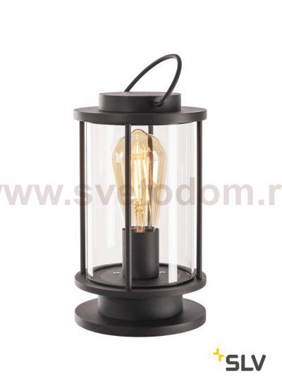 232095 SLV PHOTONIA TL светильник настол./подвесной IP44 для лампы E27 60Вт макс., с вилкой, антрацит/прозрач.