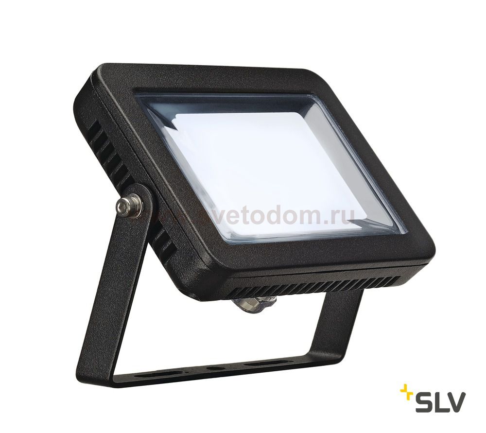SLV 232810 SPOODI Strahler,eckig,10W, schwarz,4000K LED