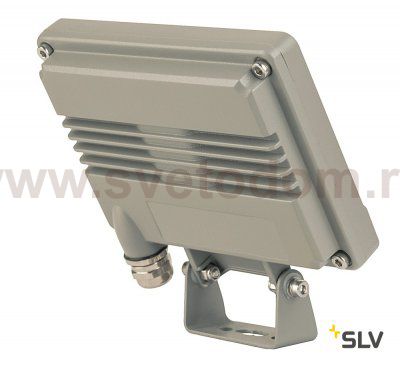 SLV 232864 SPOODI SENSOR 14 светильник IP65 11Вт с LED 3000К, 800лм, 90°, датч. движ. с ПДУ, кабель 2м, серебр.