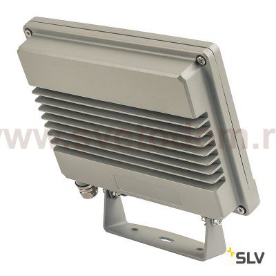 SLV 232884 SPOODI SENSOR 20 светильник IP65 30Вт с LED 3000К, 2250лм,100°, датч.движ. с ПДУ, кабель 2м, серебр.