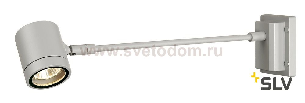 SLV 233124 NEW MYRA DISPLAY STRAIGHT, silbergrau, GU10, max. 50W, IP55