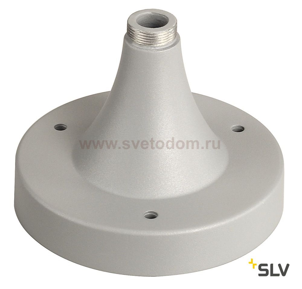 SLV 233144 Standfuss f?r NEW MYRA 1 & 2 Leuchtenk?pfe, silbergrau