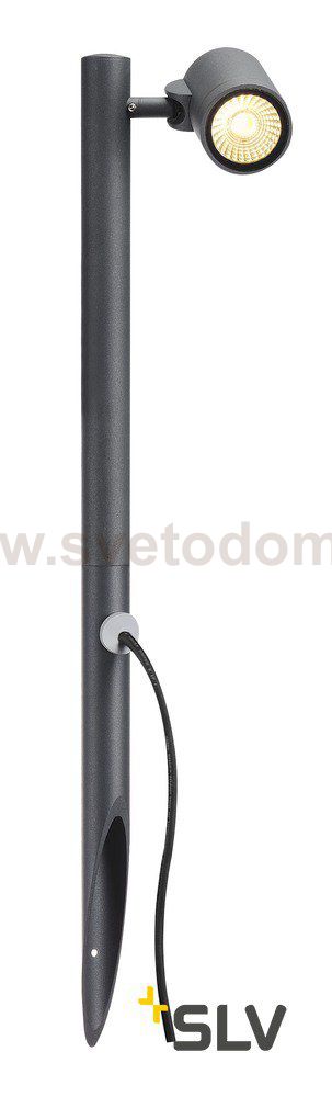 SLV 233275 GUNNSY Leuchtenkopf, single spot, sandy anthracite, 8W LED, 3000K