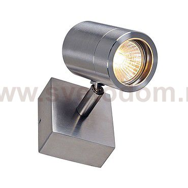 SLV 233300 SST 304 GU10 SINGLE SPOT Wand- leuchte, Edelstahl 304, GU10, max. 35W