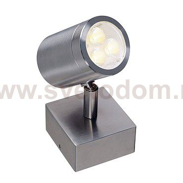 SLV 233310 SST 316 LED SINGLE SPOT Wand- leuchte, Edelstahl 316, LED 3W, 3.000K, IP44