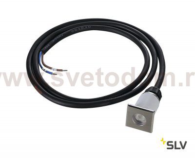 SLV 233550 DASAR LED MINI Bodeneinbau- leuchte, eckig, Edelstahl 316, 2W, 3000K, 12-24V, IP67