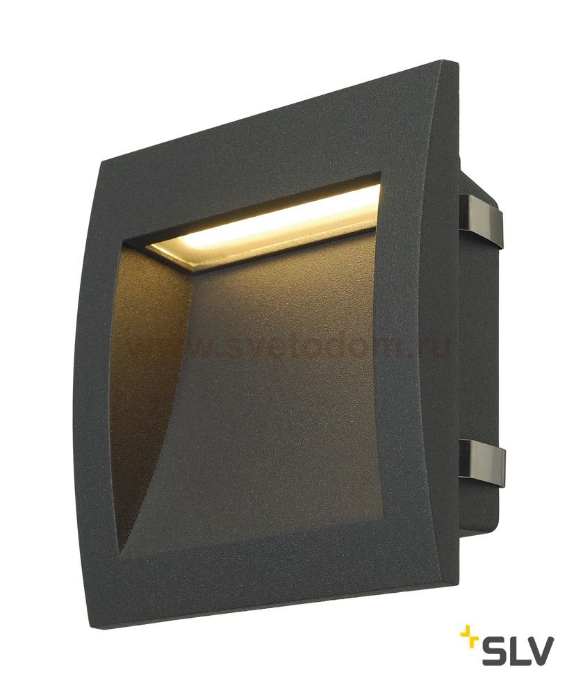 SLV 233615 DOWNUNDER OUT LED L Wand- einbauleuchte, anthrazit