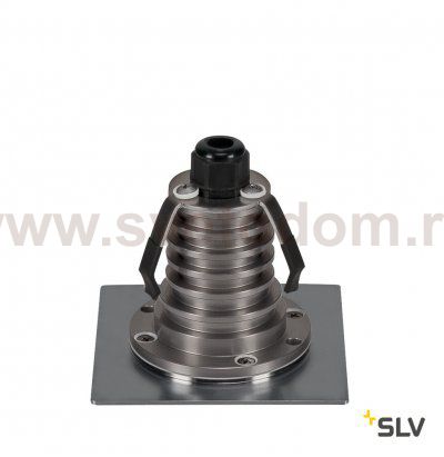 SLV 233692 DASAR PREMIUM HV, Boden- einbauleuchte, eckig, 6W, 24°, 3000K