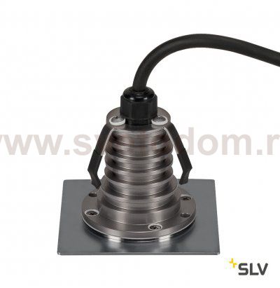 SLV 233692 DASAR PREMIUM HV, Boden- einbauleuchte, eckig, 6W, 24°, 3000K
