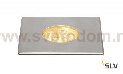 SLV 233732 DASAR PREMIUM HV, Bodeneinbau- leuchte, eckig, 10W, 24°, 3000K