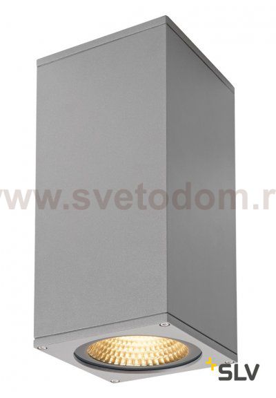 234514 SLV BIG THEO LED BEAM светильник настенный IP44 с LED 6.2+17.5Вт (29Вт), 3000К, 2°+24°, 2130лм, серебр.