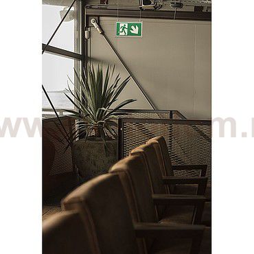 SLV 240001 P-LIGHT Emergency Series Exit sign SMALL pendant white