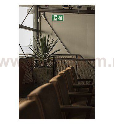 SLV 240003 P-LIGHT Emergency Series Exit sign BIG pendant white