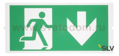 SLV 240009 P-LIGHT Emergency Series Standard signs for Areal light green
